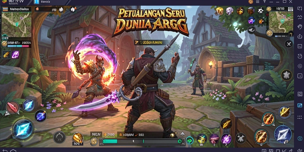 Tampilan gameplay 567TV dengan aksi pertarungan seru dan karakter yang menarik.
