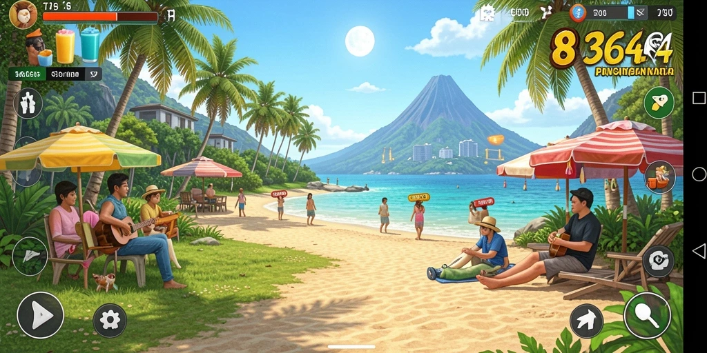 Tampilan gameplay menarik dari 8364 yang menenangkan.