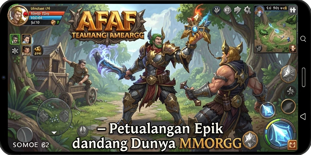 Tampilan gameplay AFAF yang menarik dan interaktif di dunia MMORPG.