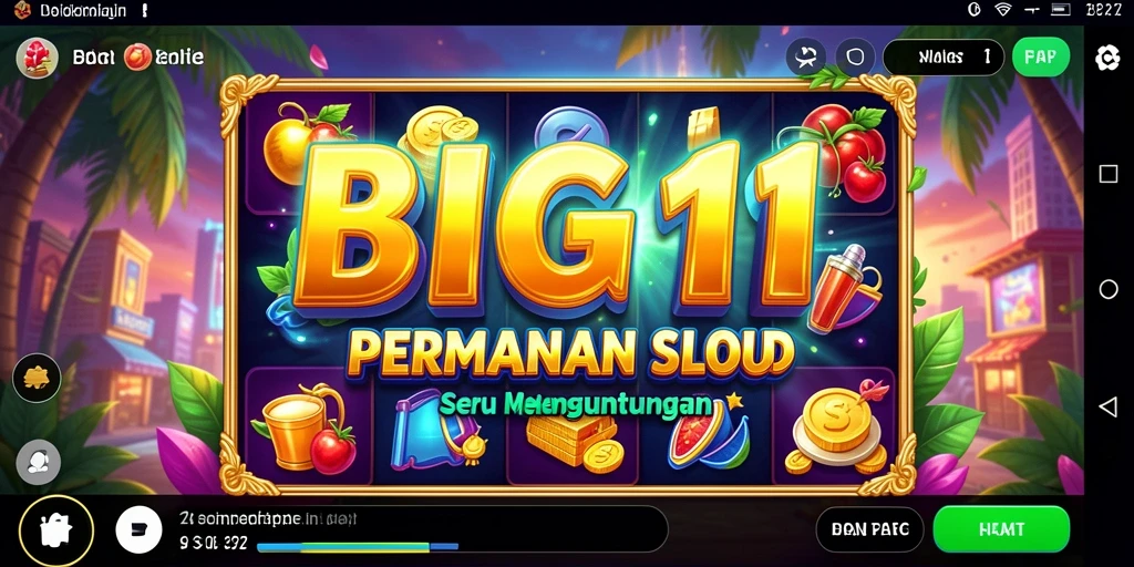 Tampilan screenshot BIG11 yang menggambarkan keseruan gameplay Slot.