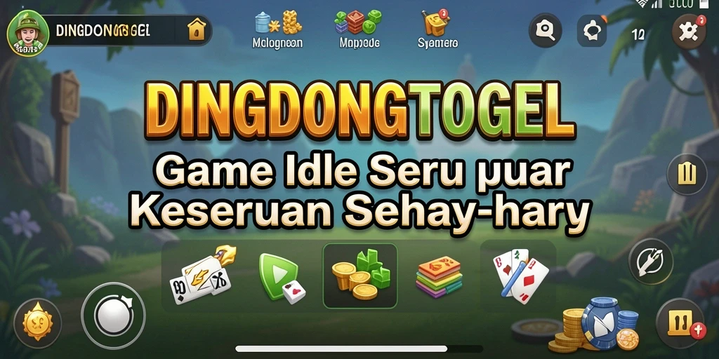 Tampilan gameplay DINGDONGTOGEL yang mengasyikkan dan penuh warna.