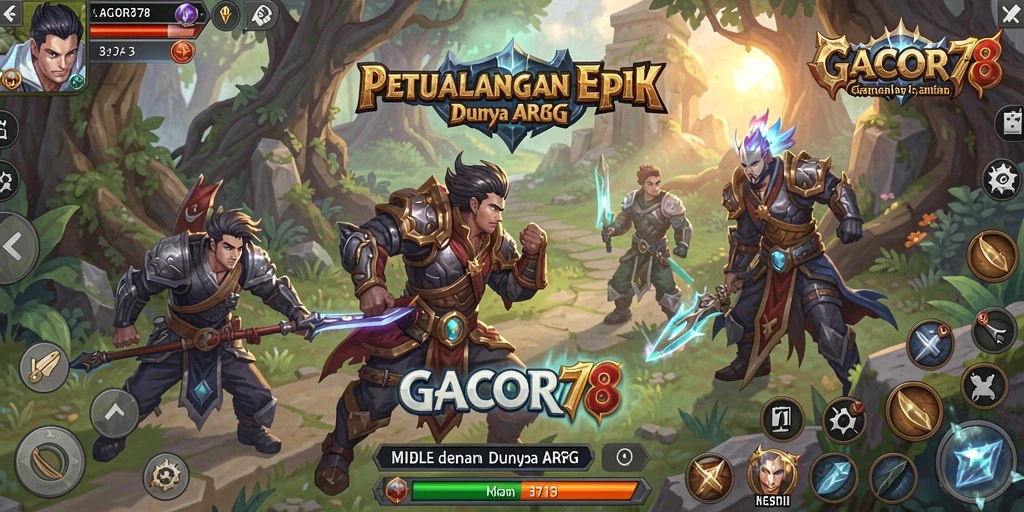 Screenshot GACOR78 menampilkan aksi seru dalam pertarungan ARPG.