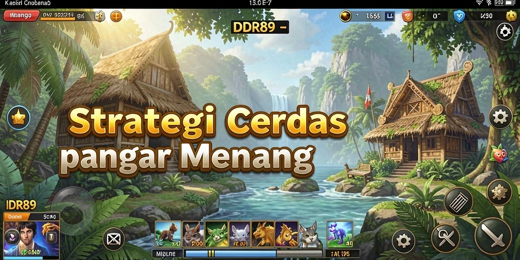 Tampilan gameplay menegangkan dari IDR89 yang menguji strategi pemain.