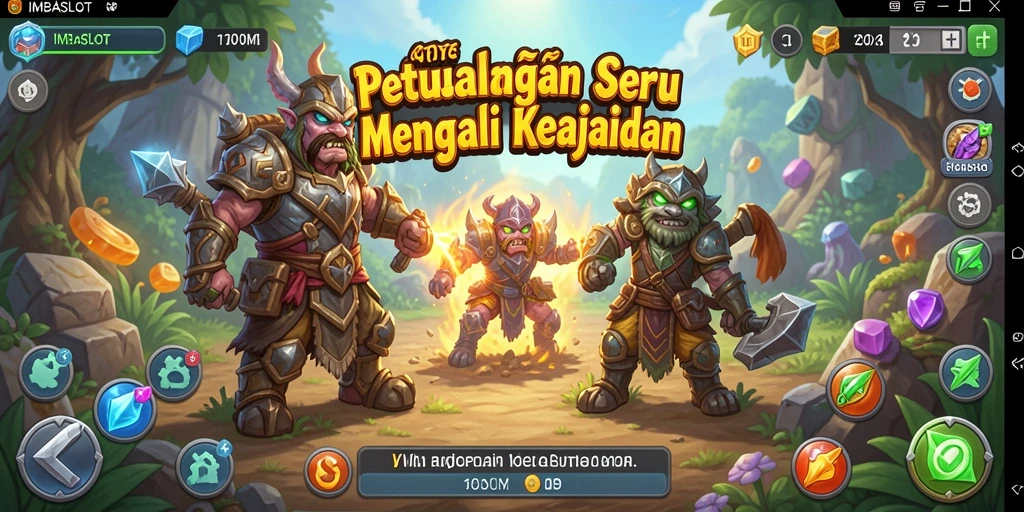 Tampilan gameplay yang menegangkan dalam IMBASLOT.