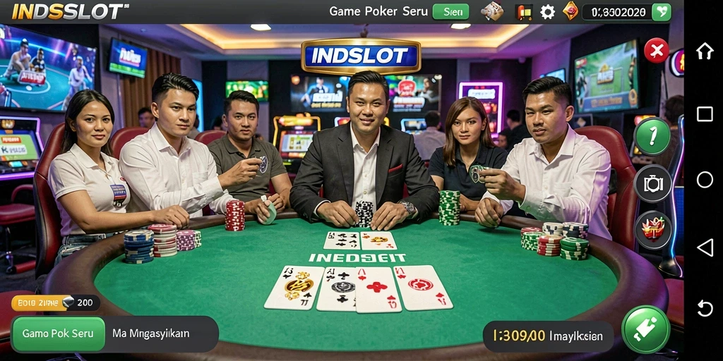 Tampilan gameplay seru dan kompetitif di INDSLOT.