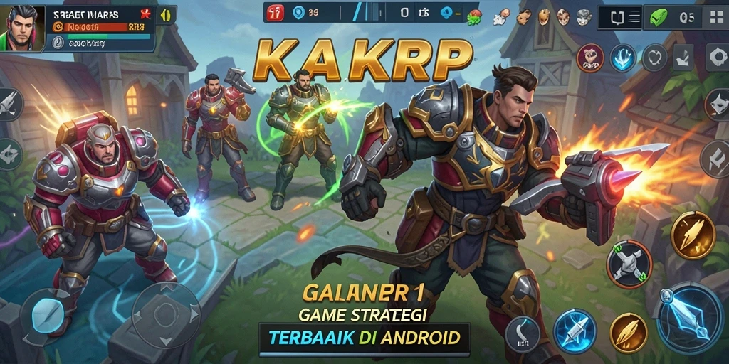 Tampilan gameplay KAKRP yang menegangkan dan strategis.