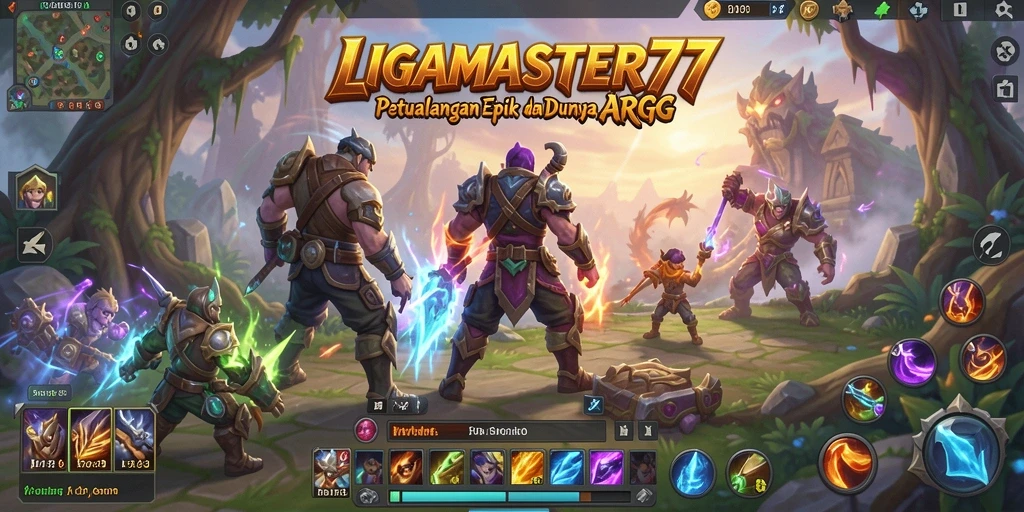Tampilan gameplay menarik dari LIGAMASTER77 dalam genre ARPG.