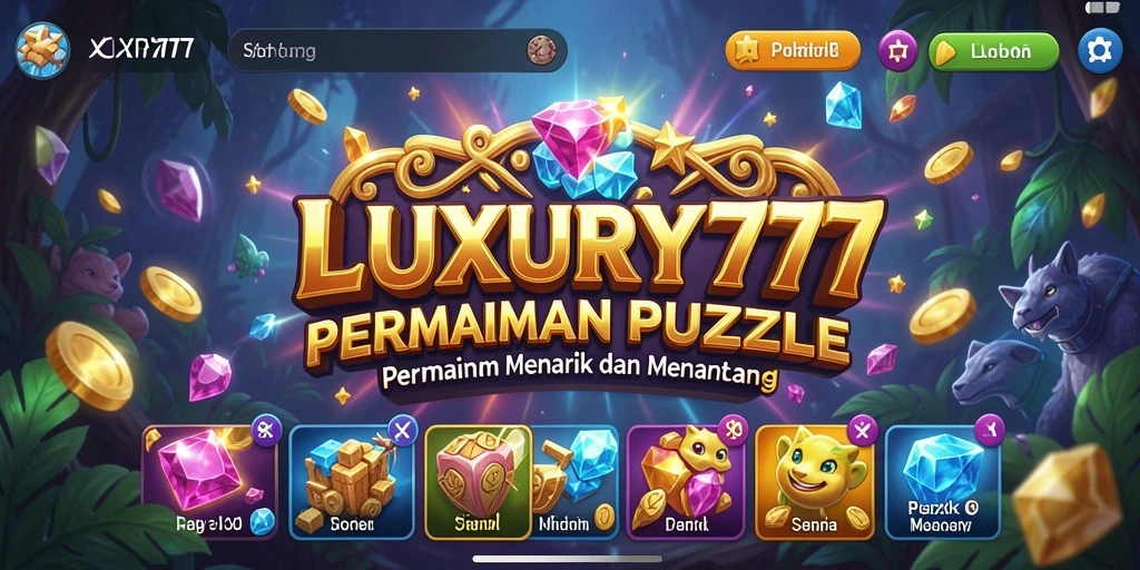 Screenshot gameplay LUXURY777 yang menarik dan menantang.