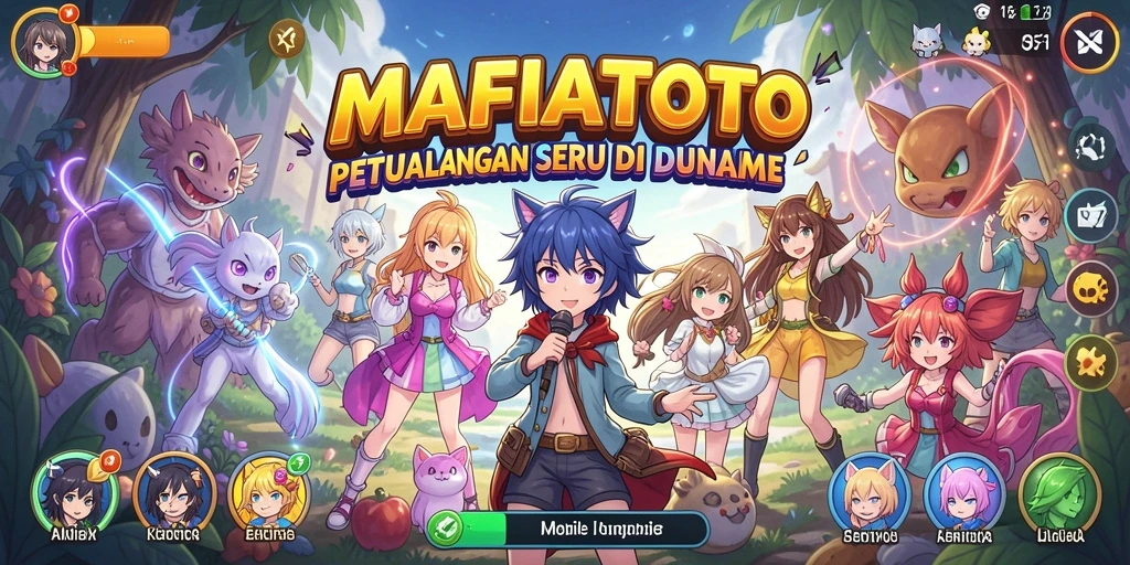 Tampilan gameplay MAFIATOTO yang penuh aksi dan warna.