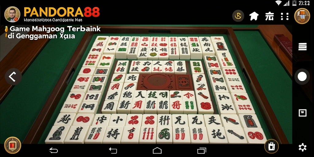 Tampilan menarik dari gameplay Mahjong di PANDORA88.
