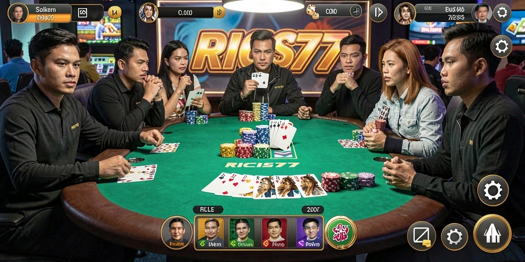 Tampilan gameplay RICIS77 yang menarik dan interaktif.