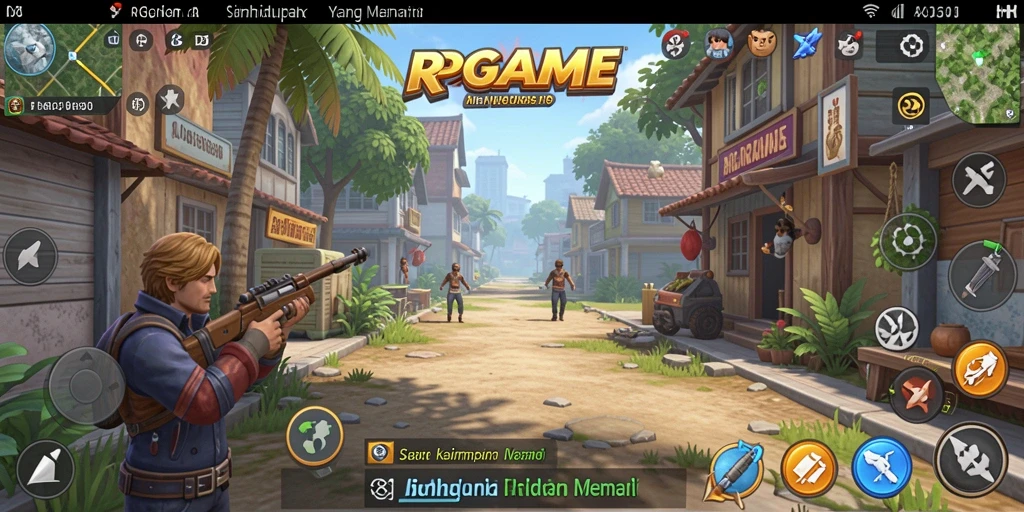 Tampilan gameplay RPGAME yang menarik dengan interaksi karakter.
