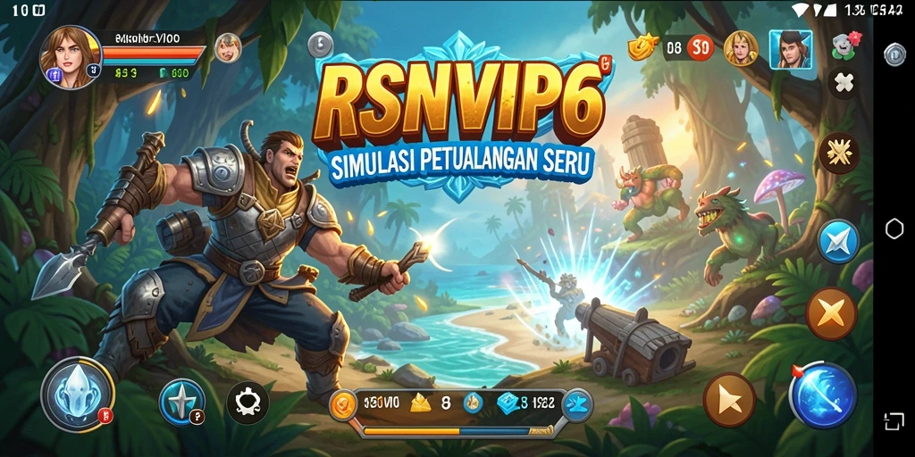 Screenshot gameplay RSNVIP6 yang menunjukkan petualangan seru dalam simulasi.
