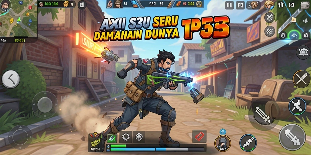 Tampilan mendebarkan dari gameplay TPS SIP33.