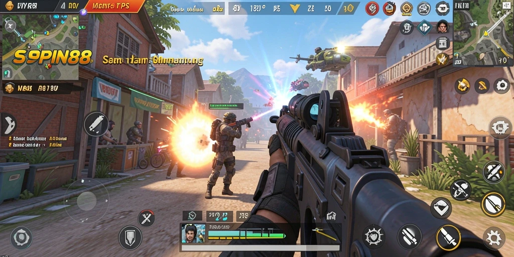 Tampilan gameplay SPIN88 yang intens dan mendebarkan.
