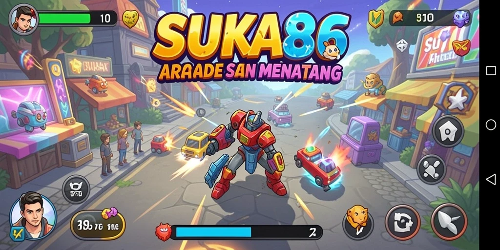 Tampilan seru gameplay SUKA86 yang penuh tantangan.
