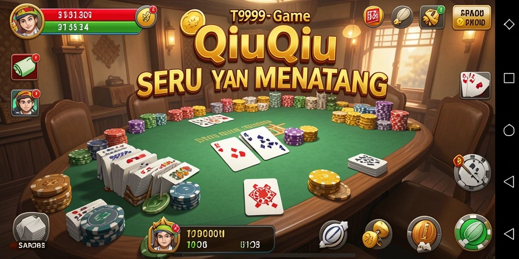 Tampilan gameplay QiuQiu yang menarik dan menantang.