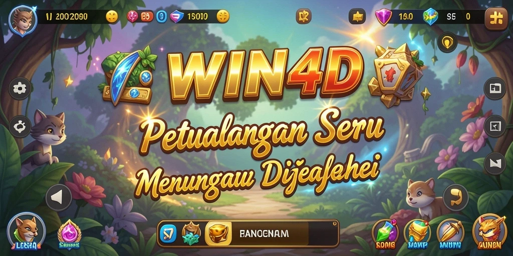 Gameplay seru WIN4D yang penuh dengan petualangan menunggu untuk dijelajahi.