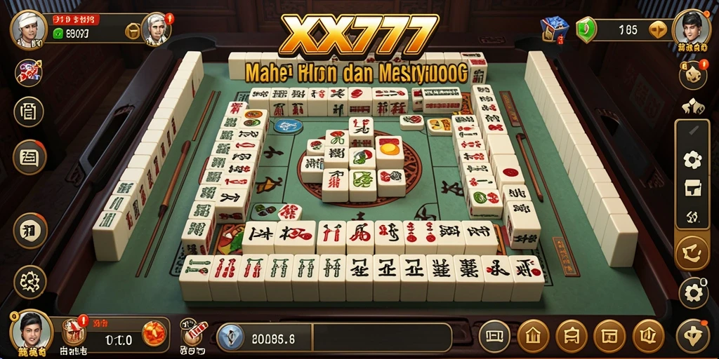 Screenshot gameplay <strong>XXX777</strong> menampilkan suasana menegangkan dari permainan Mahjong.
